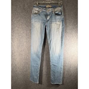 Hudson Jeans Women 30 Blue Light Wash Denim Blake Boot Cut Denim Stretch